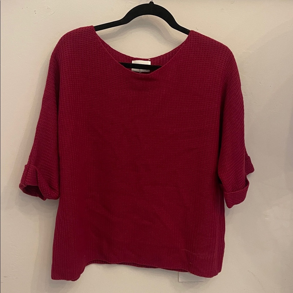Sweater knit Short Sleeve